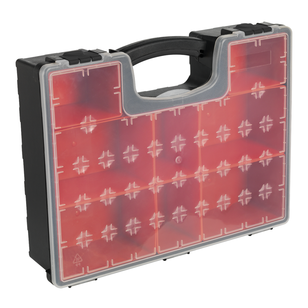 Sealey Parts Storage Case with 8 Removable Compartments