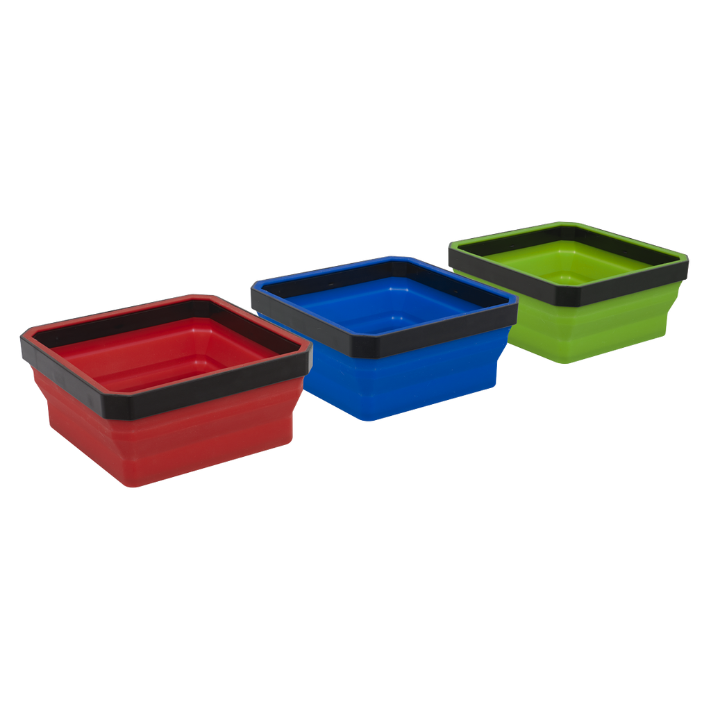 Sealey Collapsible Magnetic Parts Tray Set