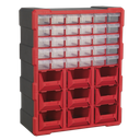 Cabinet Box 39 Drawer - Red/Black