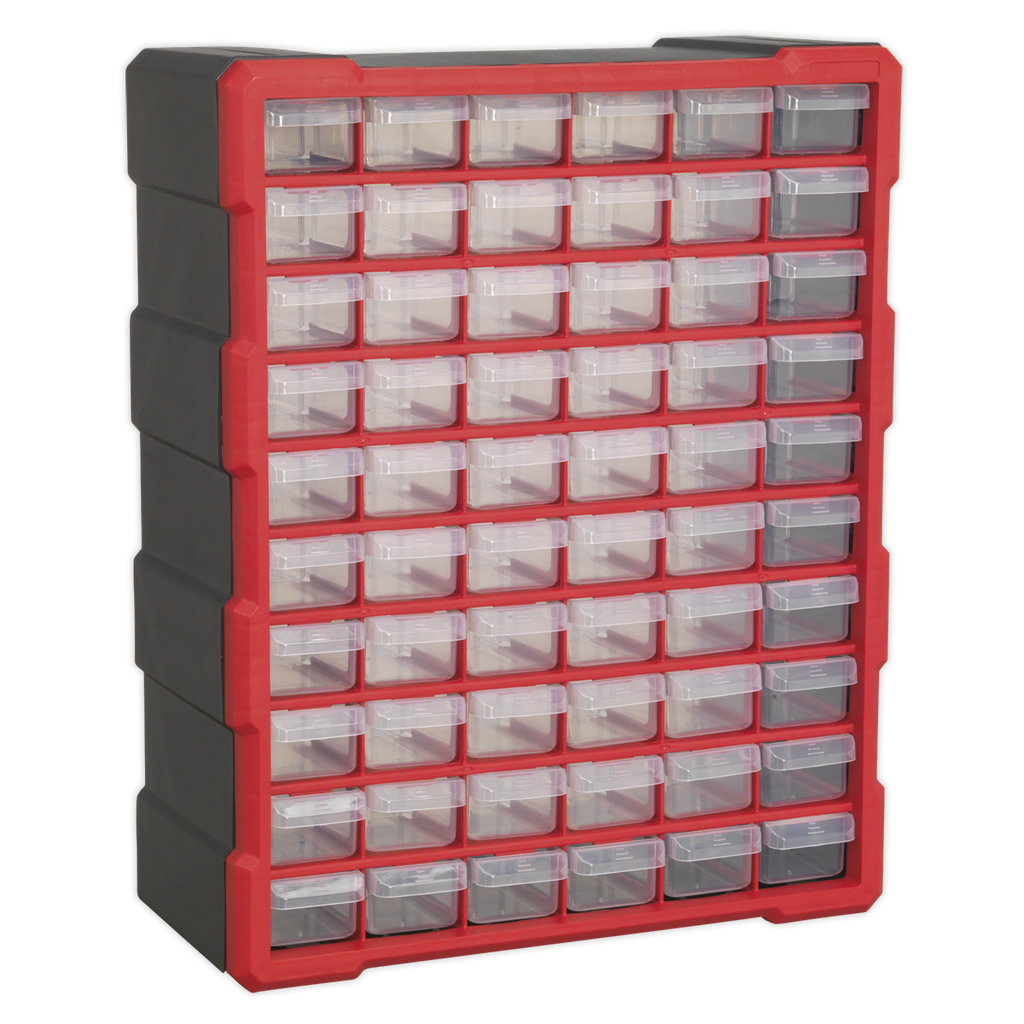 Sealey Cabinet Box 60 Drawer - Red/Black
