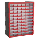Sealey Cabinet Box 60 Drawer - Red/Black