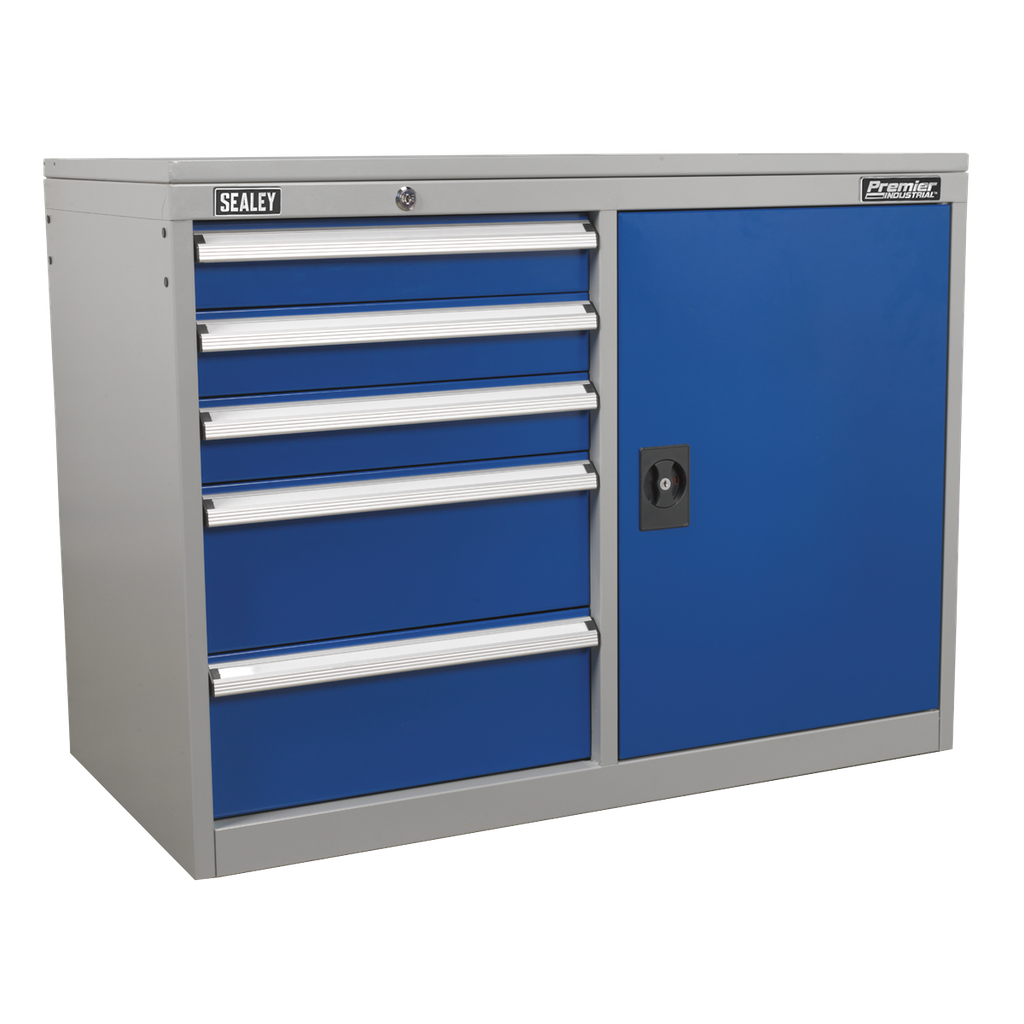 Sealey Premier Industrial™ Cabinet/Workstation with 5 Drawers & 