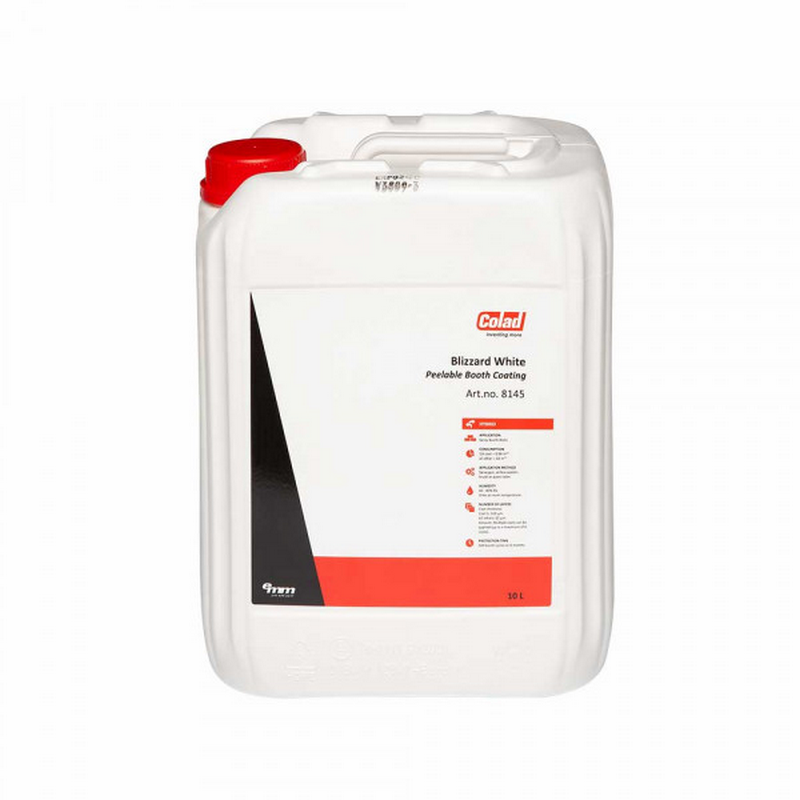 10ltr Colad Blizzard White Peelable Spray Booth Coating