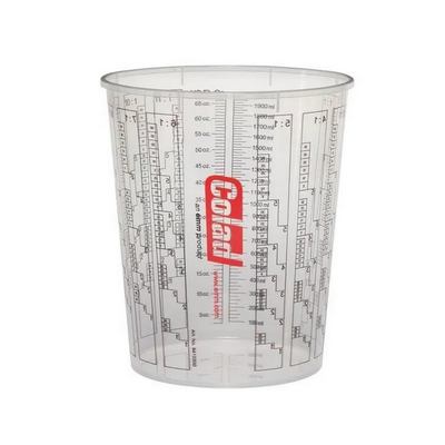 Colad 2300ml Plastic Mixing Cup Printed (Pkt 300)