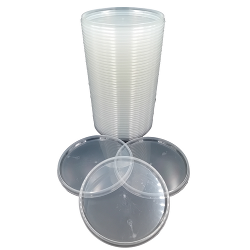 Etalon Mixing Cups Lids 1400ml (Sleeve 50)