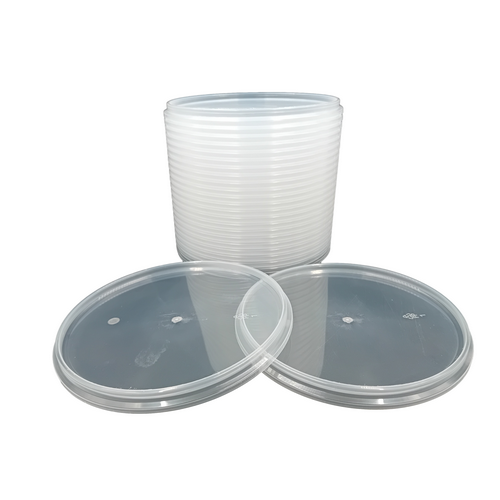 Etalon Mixing Cups Lids 2300ml (Sleeve 25)