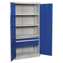 Sealey Premier Industrial™ Cabinet with 2 Drawers & 3 Shelves 18