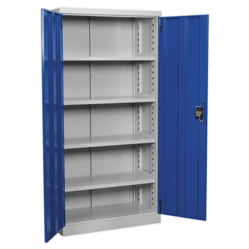 Premier Industrial™ Cabinet with 4 Shelves 1800mm