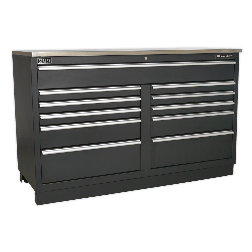 Sealey Premier™ Heavy-Duty Modular Floor Cabinet 11 Drawer 1550m