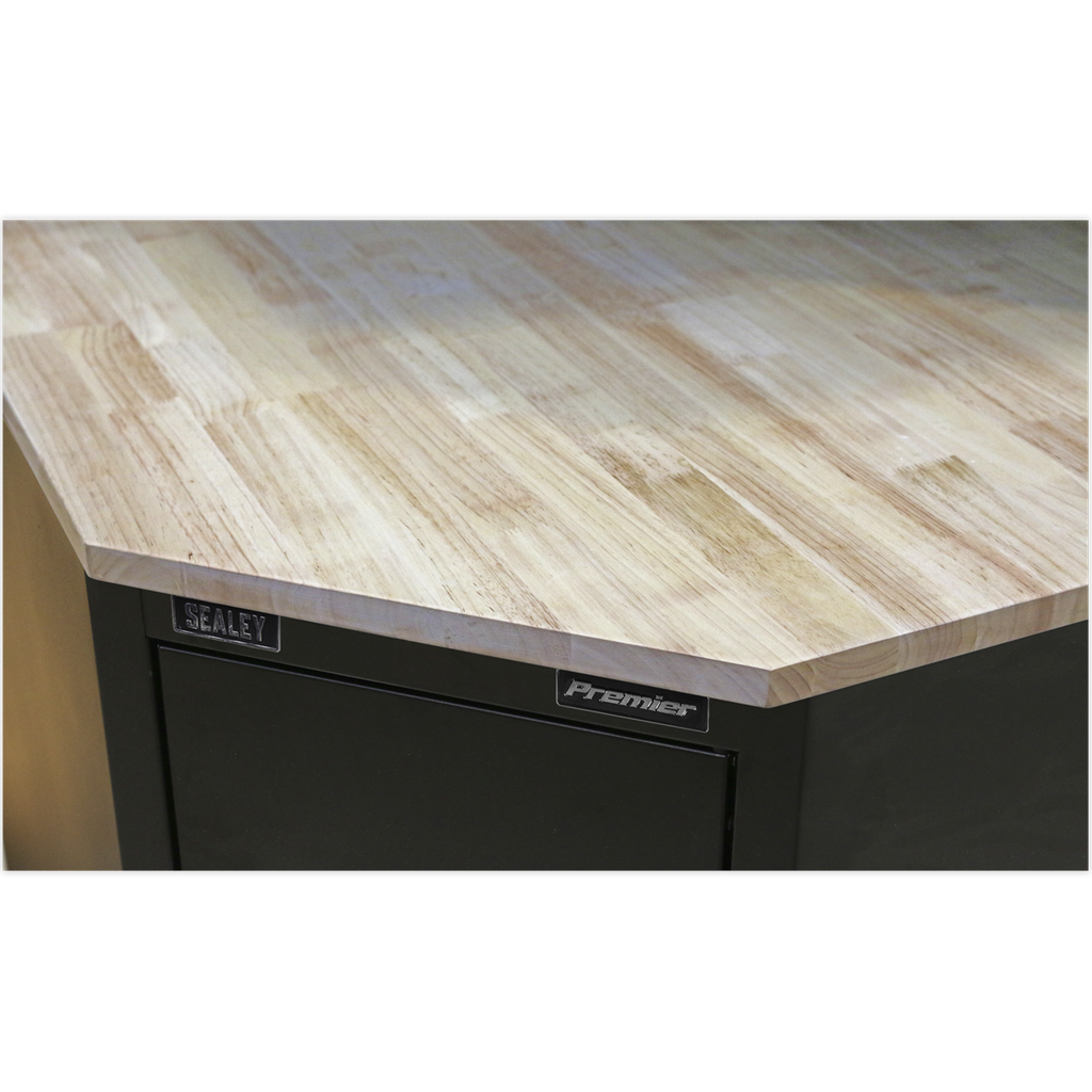 Sealey Premier™ Hardwood Corner Worktop 930mm
