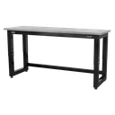 Premier™ Heavy-Duty Steel Adjustable Workbench with Stainless Steel Worktop 1830mm