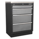 Superline PRO® Modular Cabinet 4 Drawer 680mm
