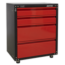 Sealey American PRO® Modular Cabinet with Worktop 4 Drawer 665mm