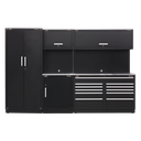 Premier™ Storage System with Stainless Worktop 3.26m