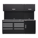 Sealey Premier™ Storage System with Stainless Worktop 2.3m