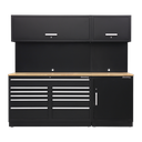 Sealey Premier™ Storage System with Hardwood Worktop 2.3m