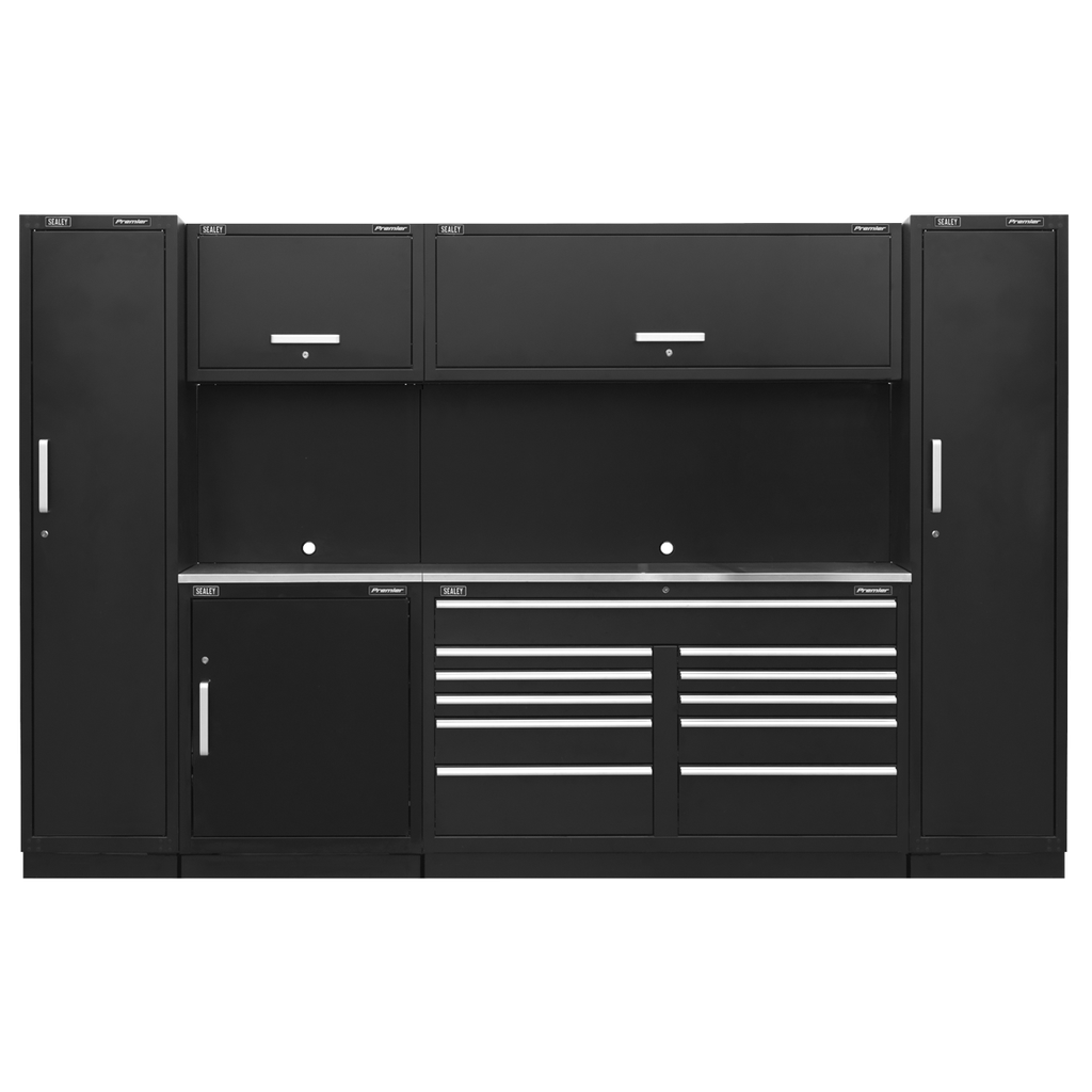 Sealey Premier™ Storage System with Stainless Worktop 3.55m