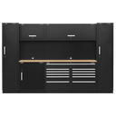 Premier™ Storage System with Hardwood Worktop 3.55m