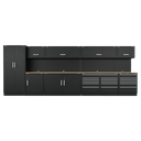 Premier™ Storage System with Hardwood Worktop 5.58m