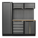 Superline PRO® Storage System with Wood Worktop 1.96m