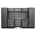 Sealey Superline PRO® Storage System with Stainless Worktop 3.2m