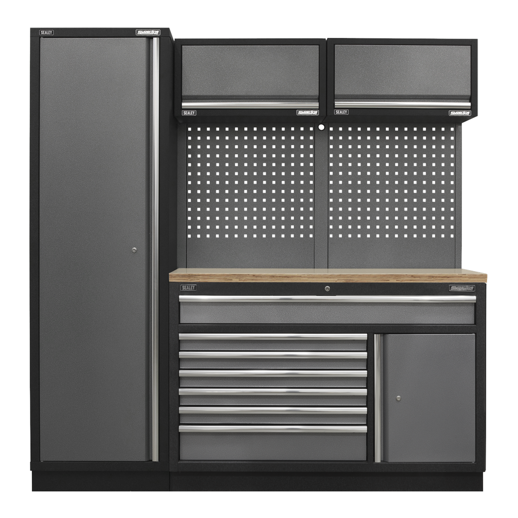 Sealey Superline PRO® Storage System with Pressed Wood Worktop 1