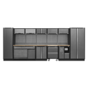 Superline PRO® Storage System with Pressed Wood Worktop 4.92m