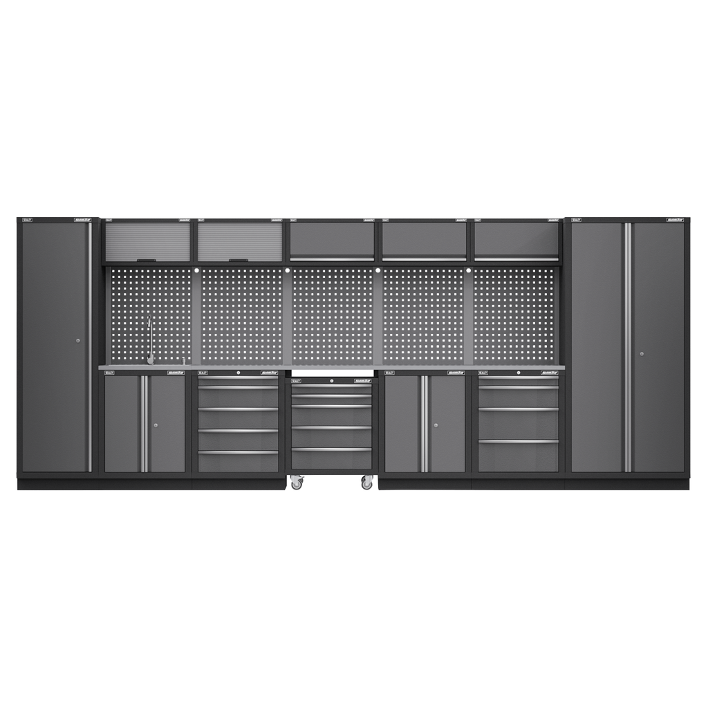Sealey Superline PRO® Storage System with Stainless Worktop 4.9m