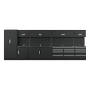 Sealey Premier™ Storage System with Stainless Worktop 5.6m