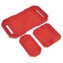 Sealey Non-Slip Flexible Tool Trays - Pack of 3