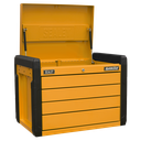 Sealey Superline PRO® Push-to-Open Topchest 4-Drawer - Orange