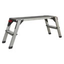 Folding Platform 2-Tread Aluminium - EN 131-4