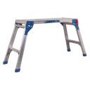 Folding Platform 2-Tread Aluminium - EN 131-4