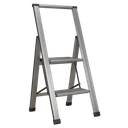 Professional Folding Step Ladder 2-Step Aluminium 150kg Capacity