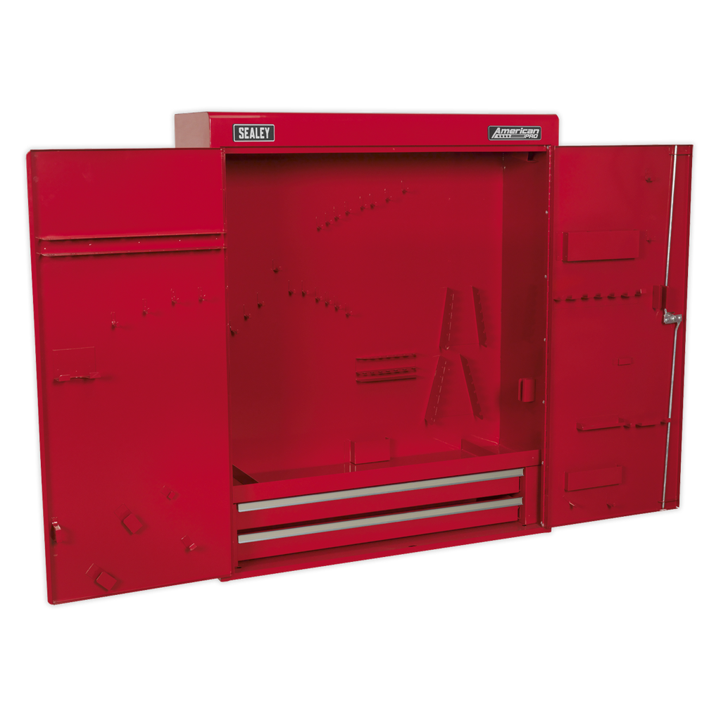Sealey American PRO® Wall Mounting Tool Cabinet with 2 Drawers