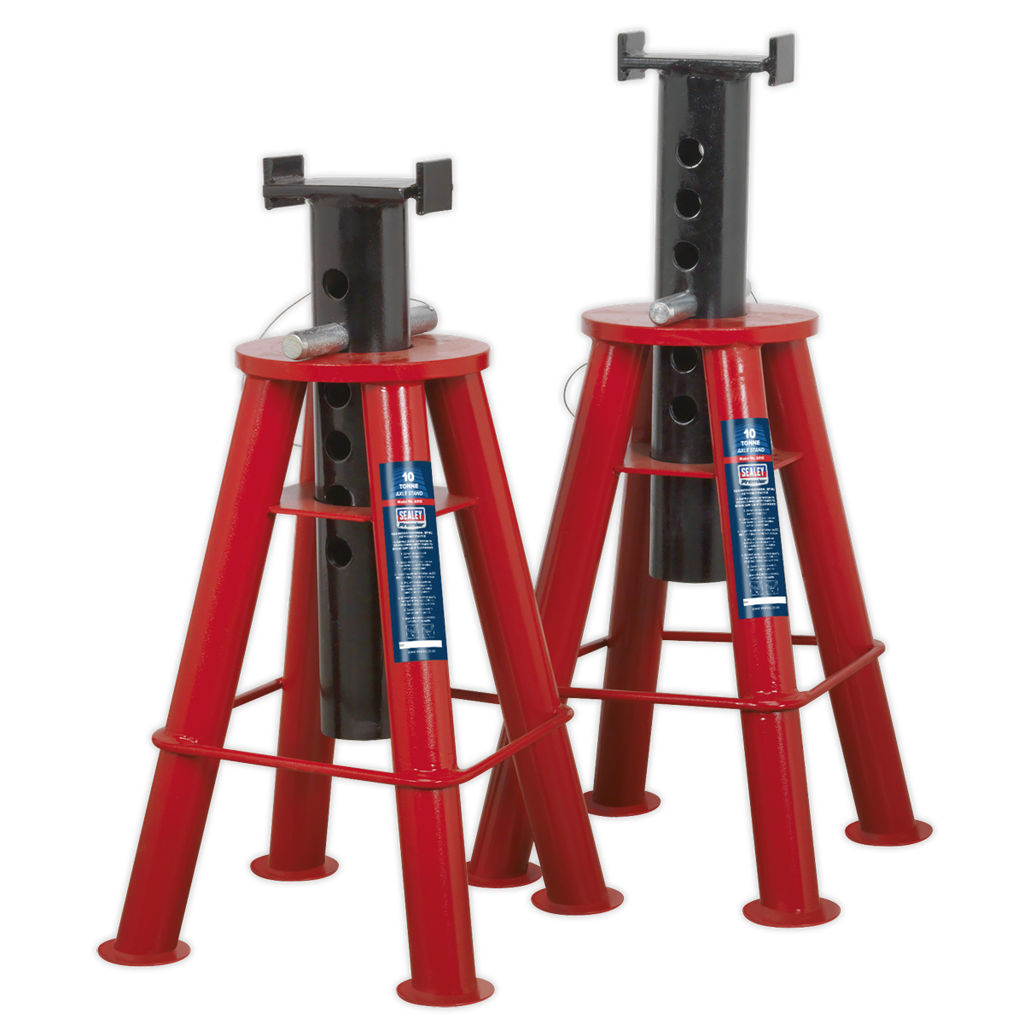 Sealey Premier Axle Stands (Pair) 10 Tonne Capacity per Stand