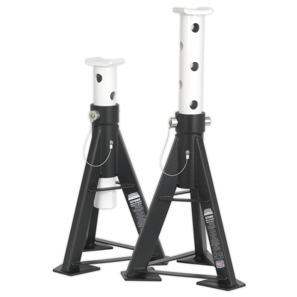 Premier Axle Stands (Pair) 12 Tonne Capacity per Stand High Level