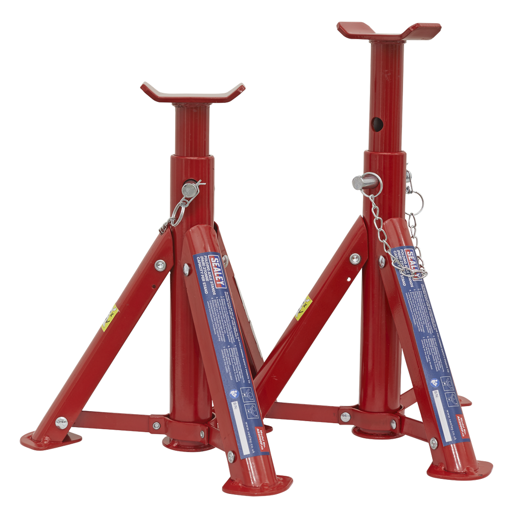 Sealey Folding Type Axle Stands (Pair) 2 Tonne Capacity per Stan
