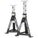 Sealey Premier Axle Stands (Pair) 3 Tonne Capacity per Stand - White
