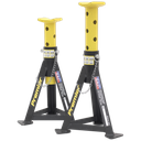 Sealey Premier Axle Stands (Pair) 3 Tonne Capacity per Stand - Yellow