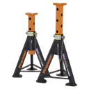 Sealey Premier Axle Stands (Pair) 6 Tonne Capacity per Stand - Orange