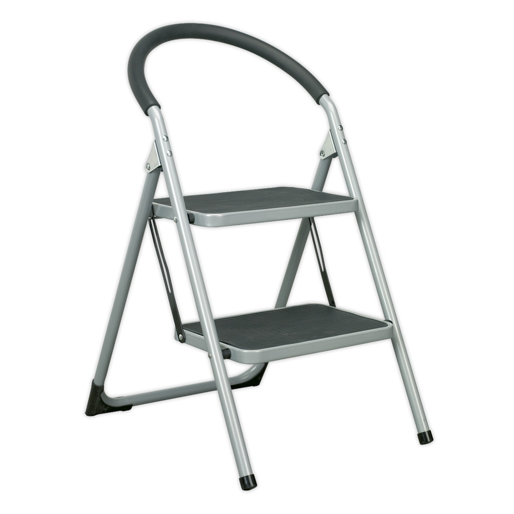 Sealey Step Stool 2-Tread 150kg Capacity - BS EN14183