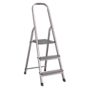 Step Ladder 3-Tread Aluminium - EN 131