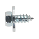 Sealey Zinc Plated Acme Screw with Captive Washer M12 x 1/2" - Pack of 50