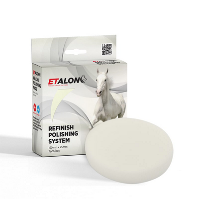 Etalon Premium Diamond White Polishing Pad 150mm x 25mm ( Each)