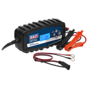 Sealey 6/12V Compact Auto Smart Charger & Maintainer 4A