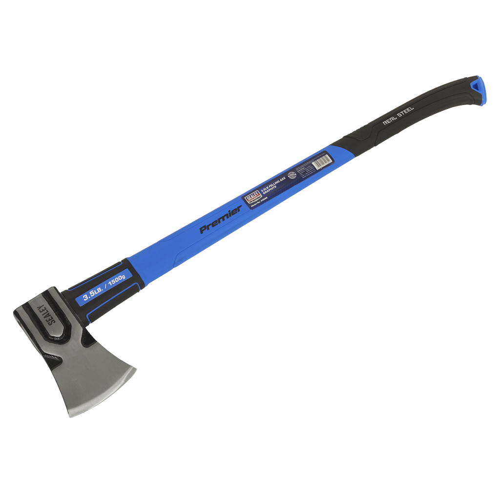 Premier Felling Axe with Fibreglass Shaft 3.5lb