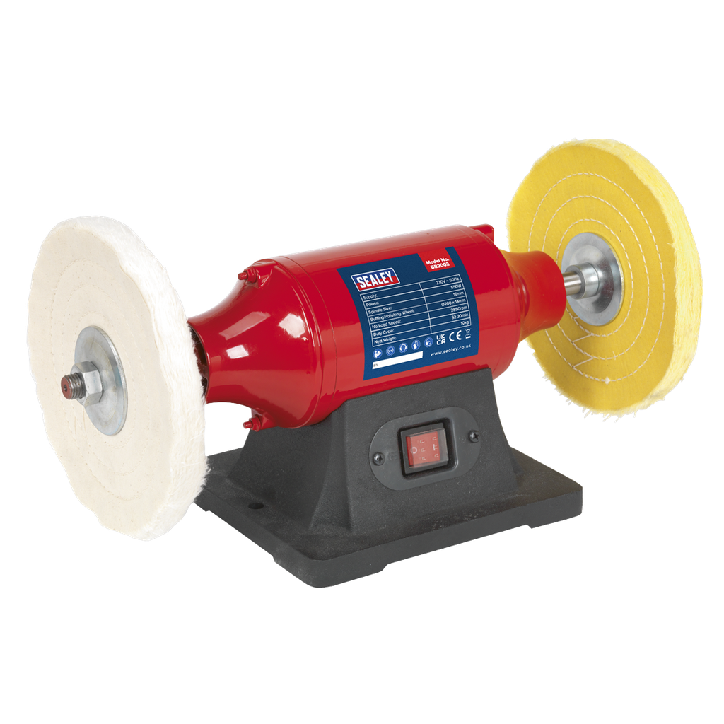 Sealey 200mm Bench Mounting Buffer Polisher 550W/230V