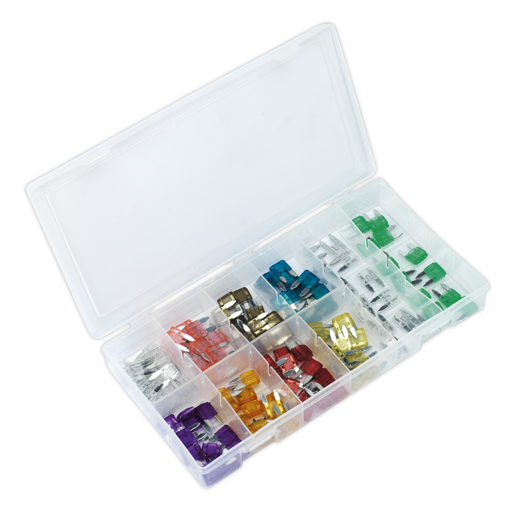 Sealey Automotive MINI Blade Fuse Assortment 100pc