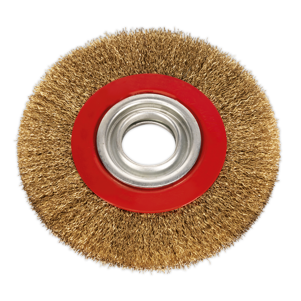Sealey 150 x 13mm Crimped Narrow Wire Wheel 32mm Bore